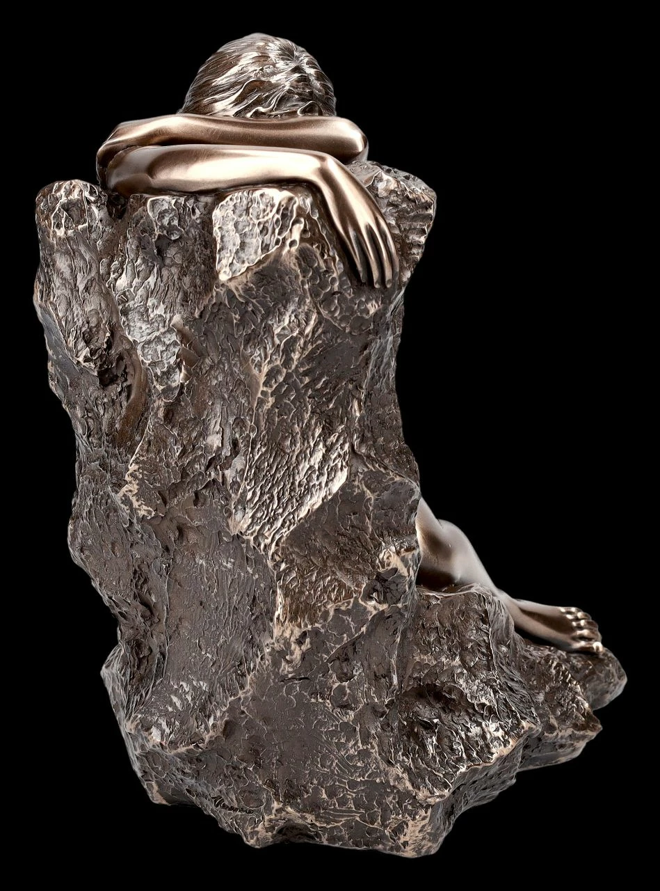 Weibliche Akt Figur - Frau Lehnt Erschöpft An Felsen 7 Weibliche Akt Figur - Frau Lehnt Erschöpft An Felsen – Bild 5