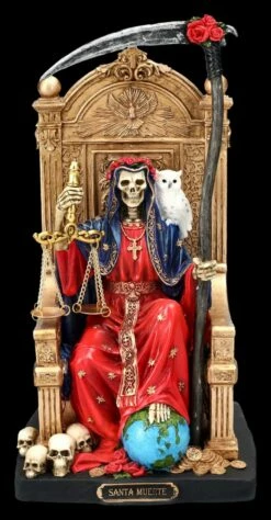 Reaper Figur - Santa Muerte Auf Thron Handbemalt