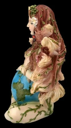 Gaia Figur - Mutter Erde Schwanger Handbemalt -FIGUREN Verkäufe 2D FS25072 Gaia Figur Mutter Erde schwanger bemalt 2 1280x1280