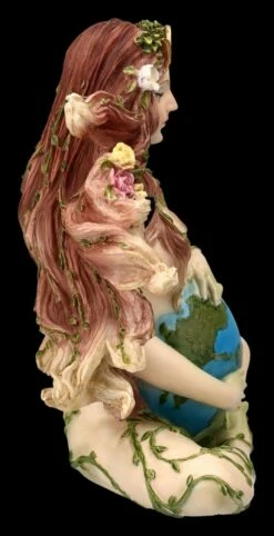 Gaia Figur - Mutter Erde Schwanger Handbemalt -FIGUREN Verkäufe 2D FS25072 Gaia Figur Mutter Erde schwanger bemalt 4 1280x1280