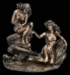 Aktfigur - Sturm-Nymphen Auf Felsen