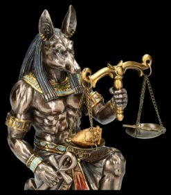 Anubis Figur Kniend - Waage Mit Herz Und Feder 16 Anubis Figur Kniend - Waage Mit Herz Und Feder -FIGUREN Verkäufe 2D FS25087 Anubis Figur kniend Waage mit Herz und Feder 11 1280x1280