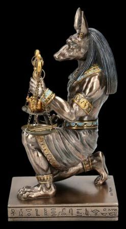 Anubis Figur Kniend - Waage Mit Herz Und Feder 13 Anubis Figur Kniend - Waage Mit Herz Und Feder -FIGUREN Verkäufe 2D FS25087 Anubis Figur kniend Waage mit Herz und Feder 4 1280x1280