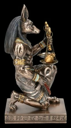 Anubis Figur Kniend - Waage Mit Herz Und Feder 15 Anubis Figur Kniend - Waage Mit Herz Und Feder -FIGUREN Verkäufe 2D FS25087 Anubis Figur kniend Waage mit Herz und Feder 6 1280x1280