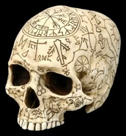 Totenkopf - Ritualschädel Mit Symbolen -FIGUREN Verkäufe 2D FS25092 Totenkopf Ritualsch del mit Symbolen 6 1280x1280