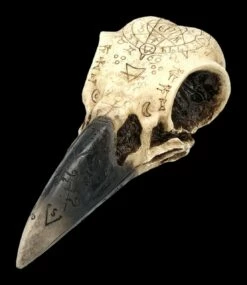 Totenkopf - Rabenschädel Mit Mytischen Symbolen -FIGUREN Verkäufe 2D FS25098 Totenkopf Rabensch del mit mystischen Symbolen 7 1280x1280