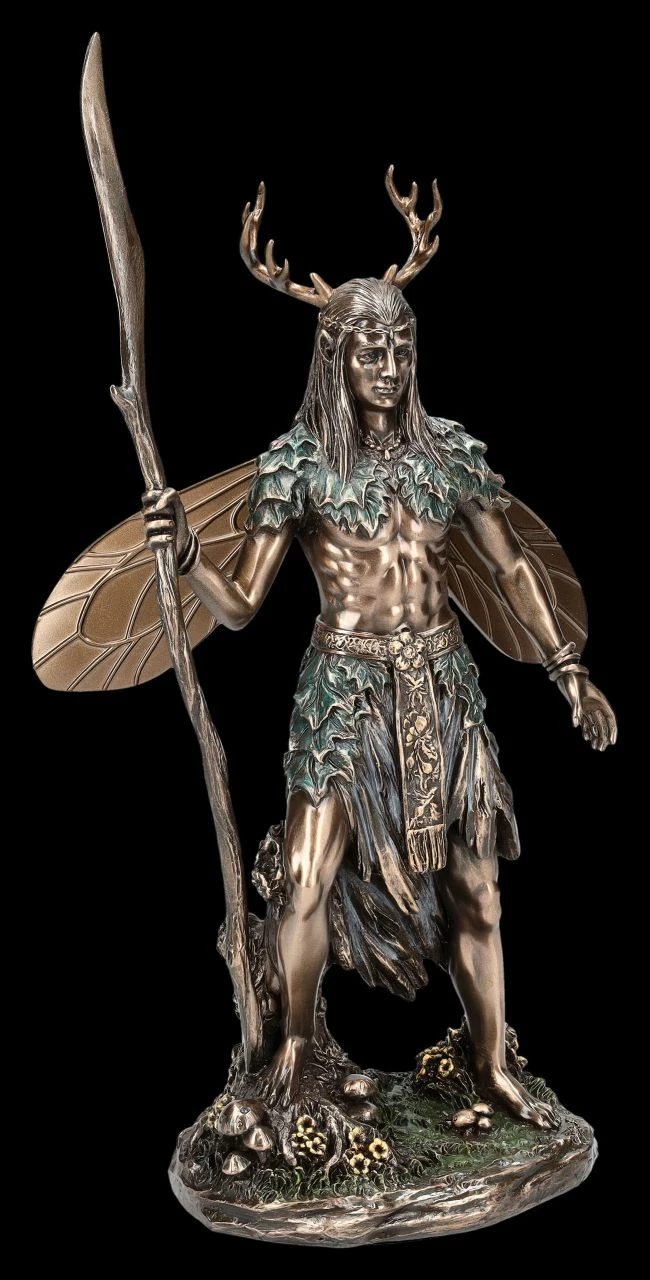 Druiden Figur - Keltisch Mit Geweih Und Flügeln 4 Druiden Figur - Keltisch Mit Geweih Und Flügeln – Bild 2