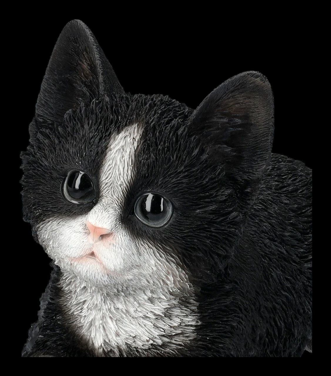 Baby Katze Schwarz-weiß Dekofigur 9 Baby Katze Schwarz-weiß Dekofigur – Bild 7