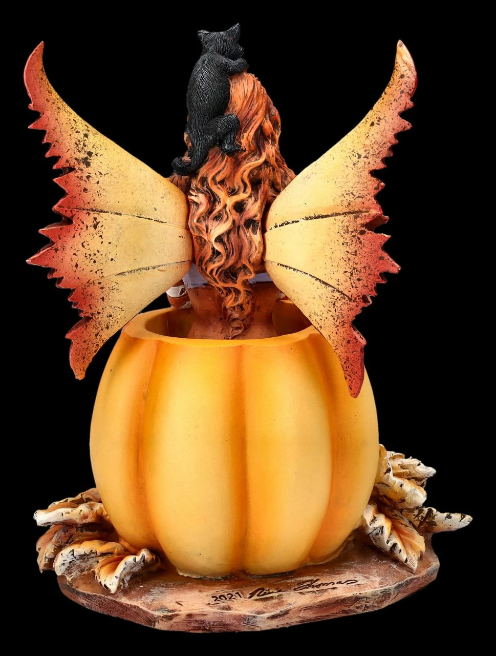 Elfen Figur Mit Kürbis - Mischief By Amy Brown 7 Elfen Figur Mit Kürbis - Mischief By Amy Brown – Bild 5
