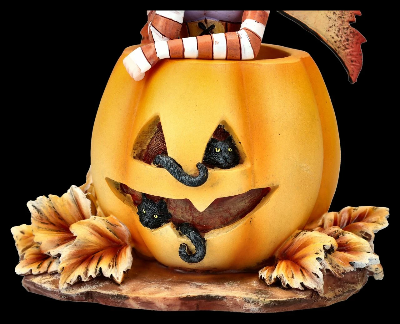 Elfen Figur Mit Kürbis - Mischief By Amy Brown 9 Elfen Figur Mit Kürbis - Mischief By Amy Brown – Bild 7