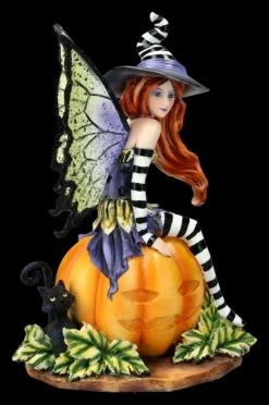 Elfen Figur Mit Kürbis - Bewitching By Amy Brown -FIGUREN Verkäufe 2D FS25138 Elfen Figur mit K rbis Bewitching by AMy Brown 6 1280x1280