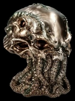 Cthulhu Totenkopf Figur Bronzefarben By James Ryman