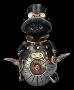 Steampunk Katzen Figur - Feline Invention -FIGUREN Verkäufe 2D FS25153 Steampunk Katzen Figur Feline Invention 2 1280x1280