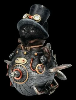 Steampunk Katzen Figur - Feline Invention -FIGUREN Verkäufe 2D FS25153 Steampunk Katzen Figur Feline Invention 7 1280x1280