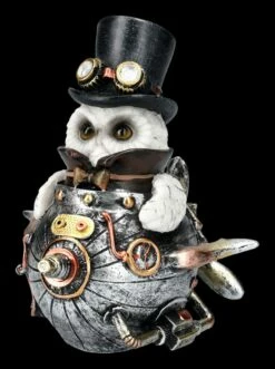 Steampunk Eulen Figur - Avian Invention -FIGUREN Verkäufe 2D FS25154 SteampunkEulen Figur Avian Inventioon 6 1280x1280