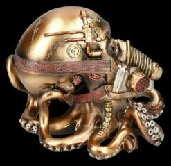 Steampunk Totenkopf - Krake Mit Gasmaske -FIGUREN Verkäufe 2D FS25155 Steampunk Totenkopf Krake mit Gasmaske 4 1280x1280
