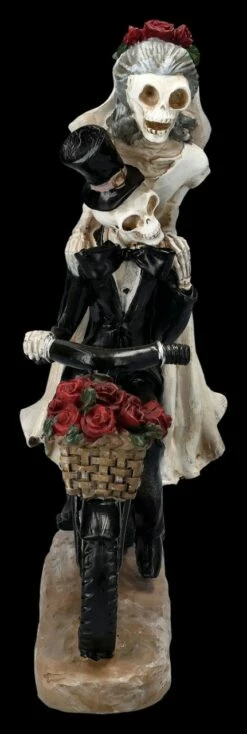 Skelettfigur - Hochzeitspaar Auf Fahrrad -FIGUREN Verkäufe 2D FS25265 Skelettfigur Hochzeitspaar mit Fahrrad 4 1280x1280