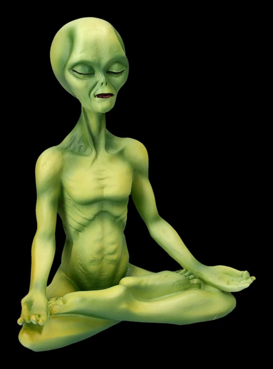 Alien Figuren Beim Yoga 3er Set 7 Alien Figuren Beim Yoga 3er Set – Bild 5