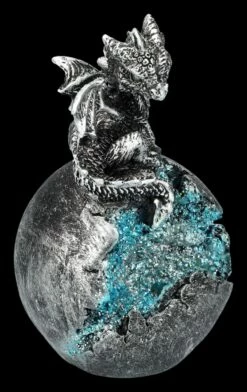 Drachen Figuren Auf Ei 2er Set - Silberfarben -FIGUREN Verkäufe 2D FS25303 Drachen Figuren auf Ei 2er Set Silberfarben 10 1280x1280