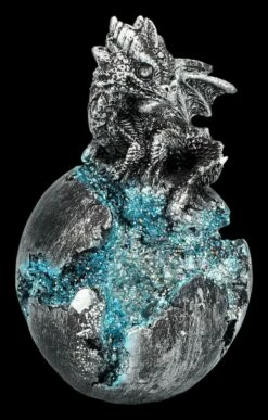 Drachen Figuren Auf Ei 2er Set - Silberfarben -FIGUREN Verkäufe 2D FS25303 Drachen Figuren auf Ei 2er Set Silberfarben 11 1280x1280