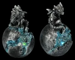 Drachen Figuren Auf Ei 2er Set - Silberfarben -FIGUREN Verkäufe 2D FS25303 Drachen Figuren auf Ei 2er Set Silberfarben 7 1280x1280