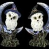 Eulen Figuren Auf Mondsichel 2er Set -FIGUREN Verkäufe 2D FS25305 Eulen Figuren auf Mondsichel 2er Set 1 1280x1280
