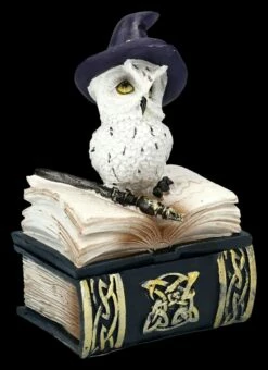 Eulen Figur Mit Zauberstab Und Buch Schatulle -FIGUREN Verkäufe 2D FS25311 Eulen Figur mit Zauberstab und Hut auf Buch 6 1280x1280