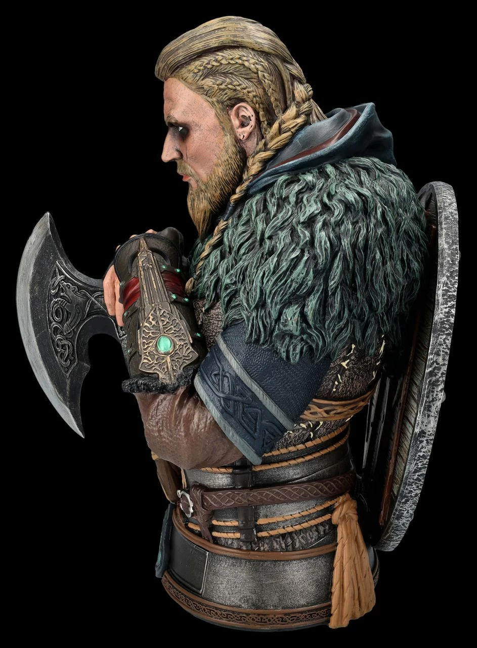 Assassins Creed Valhalla Figur - Eivor Büste 9 Assassins Creed Valhalla Figur - Eivor Büste – Bild 7