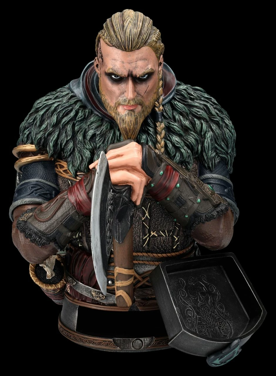 Assassins Creed Valhalla Figur - Eivor Büste 5 Assassins Creed Valhalla Figur - Eivor Büste – Bild 3