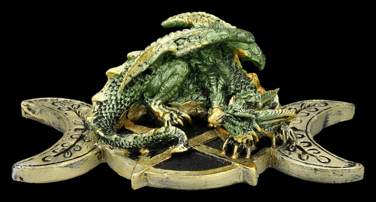 Drachenfigur - Dreifach-Mond Wächter 3 Drachenfigur - Dreifach-Mond Wächter