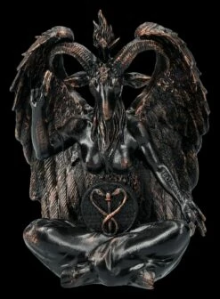 Baphomet Figur Klein - Kupferfarben