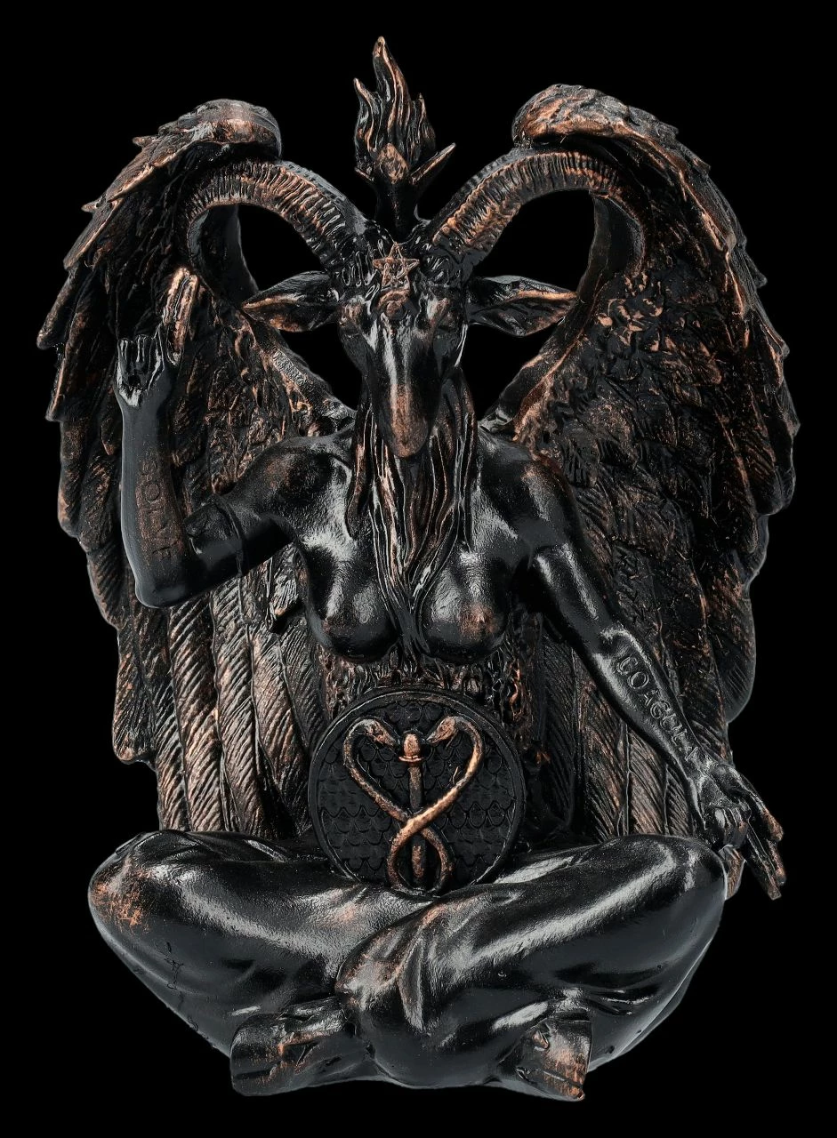 Baphomet Figur Klein - Kupferfarben 3 Baphomet Figur Klein - Kupferfarben