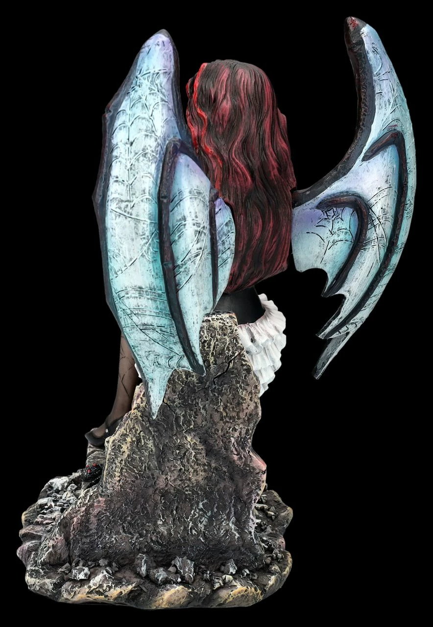 Elfen Figur - Dark Mira Sitzt Auf Treppe 7 Elfen Figur - Dark Mira Sitzt Auf Treppe – Bild 5