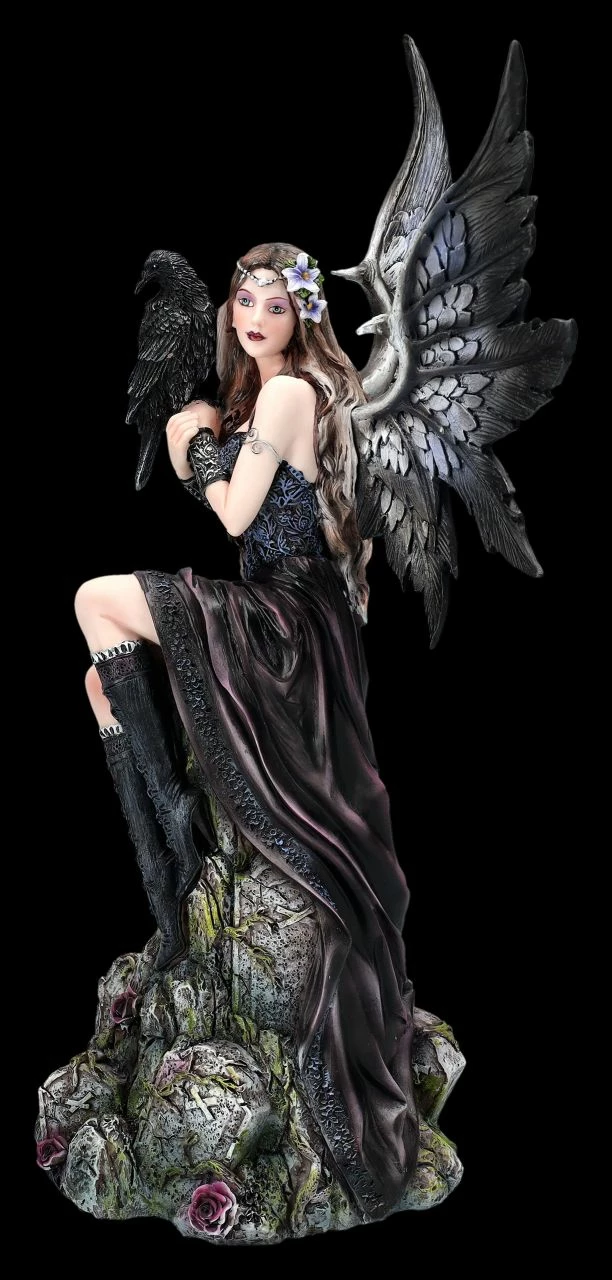 Elfen Figur - Frey Mit Rabe 3 Elfen Figur - Frey Mit Rabe