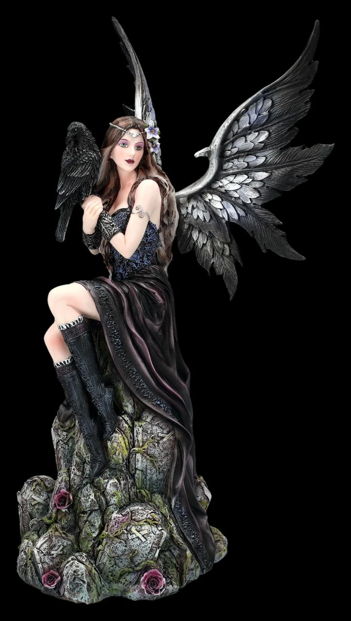 Elfen Figur - Frey Mit Rabe 4 Elfen Figur - Frey Mit Rabe – Bild 2