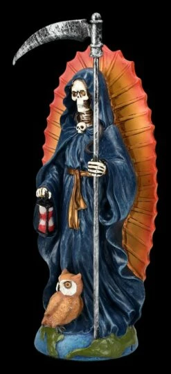 Santa Muerte Figur - Sensenmann Blau -FIGUREN Verkäufe 2D FS25437 Santa Muerte Figur Sensenmann blau 7 1280x1280