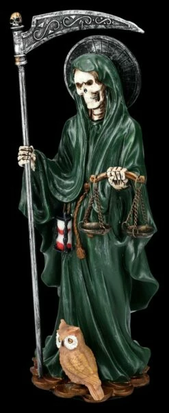 Santa Muerte Figur Mit Waage Grün -FIGUREN Verkäufe 2D FS25438 Santa Muerte Figur mit Waage gr n 7 1280x1280