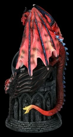 Drachenfigur Mit Kristallkugel - Crystal Guardian -FIGUREN Verkäufe 2D FS25448 Drachenfigur mit Kristallkugel Crystal Ball 2 1280x1280