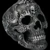 Totenkopf Schwarz - Gothic Skull -FIGUREN Verkäufe 2D FS25452 Totenkopf schwarz Gothic Skull 5 1280x1280