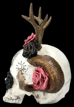 Totenkopf Figur - Wicca Schädel Mit Geweih -FIGUREN Verkäufe 2D FS25463 Totenkopf Figur Wicca Sch del mit Geweih 2 1280x1280