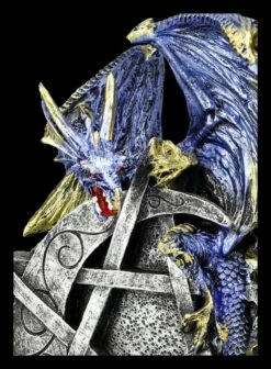 Drachenfigur Schlängelt Sich Um Mond-Pentagramm -FIGUREN Verkäufe 2D FS25480 Drachenfigur schl ngelt sich um Mond Pentagramm 3 1280x1280