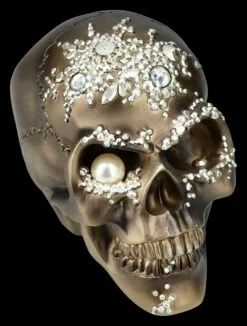 Totenkopf Figur Mit Perlenverzierung -FIGUREN Verkäufe 2D FS25606 Totenkopf Figur mit der Perlenverzierung 3 1280x1280