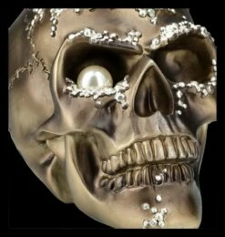 Totenkopf Figur Mit Perlenverzierung -FIGUREN Verkäufe 2D FS25606 Totenkopf Figur mit der Perlenverzierung 4 1280x1280