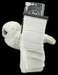 Eulen Figur Weiß - Botschafterin Mit Buchflügeln 13 Eulen Figur Weiß - Botschafterin Mit Buchflügeln -FIGUREN Verkäufe 2D FS25622 Eulen Figur weiss Botschafter mit Buchfl geln 3 1280x1280