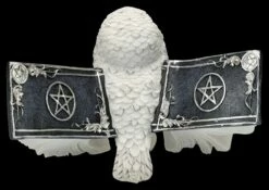 Eulen Figur Weiß - Botschafterin Mit Buchflügeln 16 Eulen Figur Weiß - Botschafterin Mit Buchflügeln -FIGUREN Verkäufe 2D FS25622 Eulen Figur weiss Botschafter mit Buchfl geln 6 1280x1280