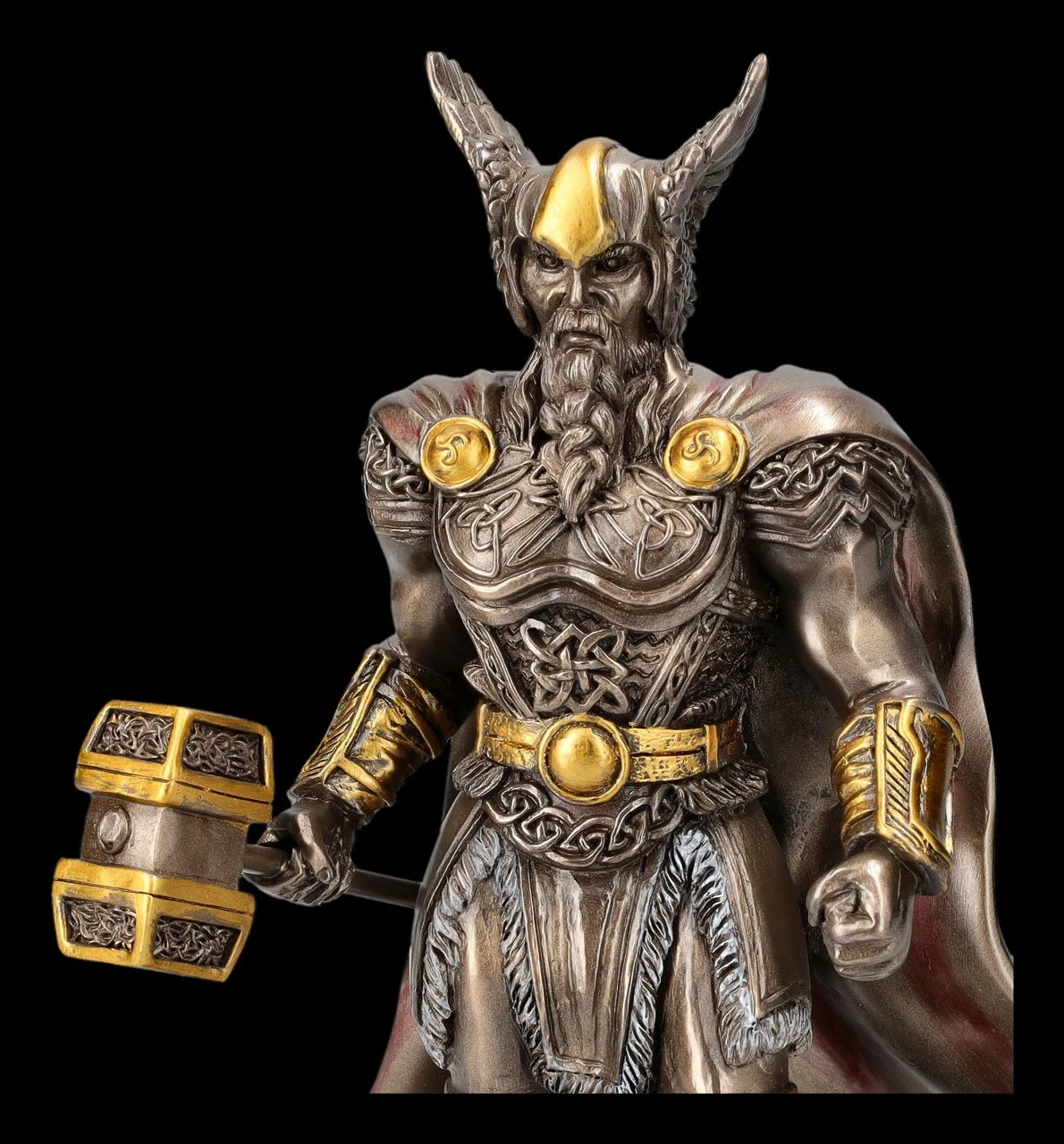 Thor Figur Mit Hammer Und Flügel-Helm 9 Thor Figur Mit Hammer Und Flügel-Helm – Bild 7