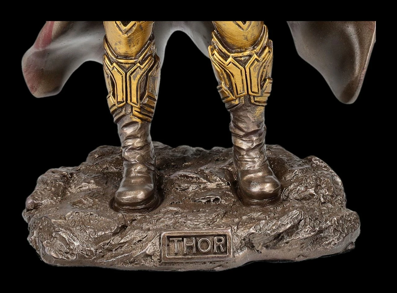 Thor Figur Mit Hammer Und Flügel-Helm 10 Thor Figur Mit Hammer Und Flügel-Helm – Bild 8