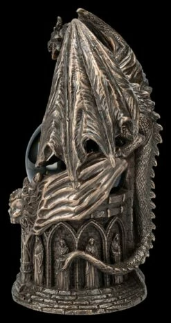 Drachen Figur Mit Mystischer Kristallkugel -FIGUREN Verkäufe 2D FS25665 Drachen Figur mit mytischer Kristallkugel 2 1280x1280