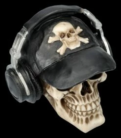 Totenkopf Mit Basecap Und Kopfhörern -FIGUREN Verkäufe 2D FS25694 Totenkopf mit Basecap und Kopfh rern 2 1280x1280