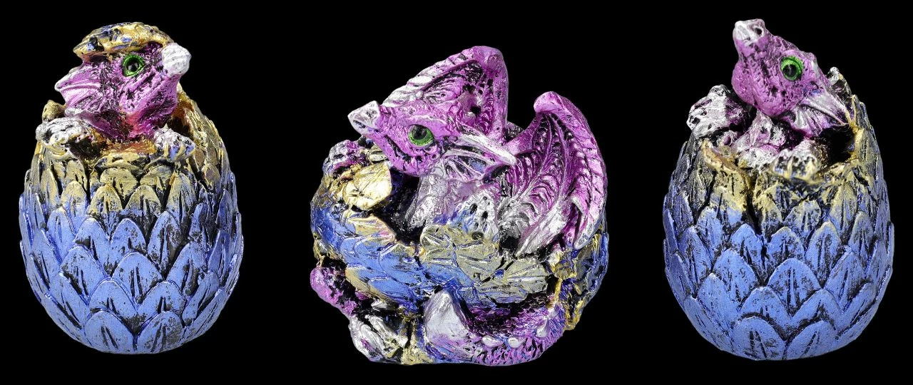 Drachenfiguren Bunt 12er Set - Babys Schlüpfen 7 Drachenfiguren Bunt 12er Set - Babys Schlüpfen – Bild 5